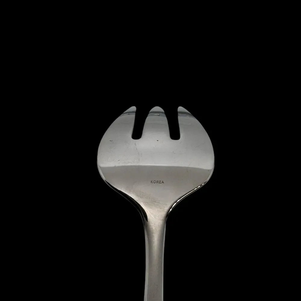 Gorham Stephanie Frosted‎ Hostess Set Meat Fork Gravy Ladle Pierced Tablespoon